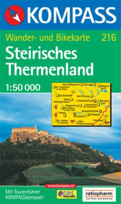 Kompass Karte Steirisches Thermenland