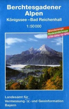 Cover Topographische Karte Bayern Berchtesgadener Alpen