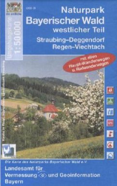 Cover Topographische Karte Bayern Naturpark Bayerischer Wald, westlicher Teil