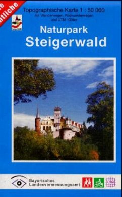 Cover Topographische Karte Bayern Naturpark Steigerwald