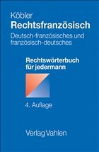 Cover Rechtsfranzösisch
