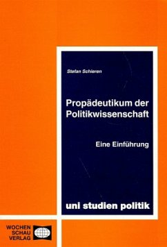 Cover Propädeutikum der Politikwissenschaft
