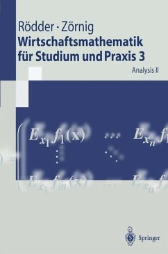 Wirtschaftsmathematik für Studium und Praxis 3 - Zörnig, Peter; Rödder, Wilhelm