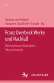 Franz Overbeck: Werke und Nachlaß; . / Werke und Nachlaß 6/2
