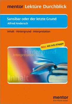 Alfred Andersch: Sansibar oder der letzte Grund - Buch mit Info-Klappe - Geist, Alexander
