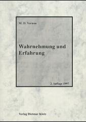 Cover Wahrnehmung und Erfahrung