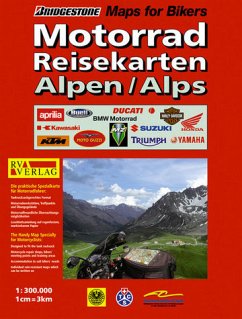 Cover RV Motorrad-Reisekarten 1:300 000 Alpen