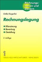 Rechnungslegung - Gräfer, Horst / Sorgenfrei, Christiane