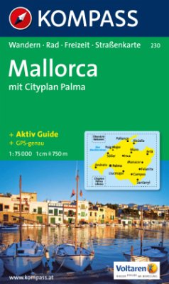 Kompass Karte Mallorca