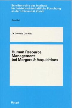 Human Resource Management bei Mergers & Acquisitions - Gut-Villa, Cornelia