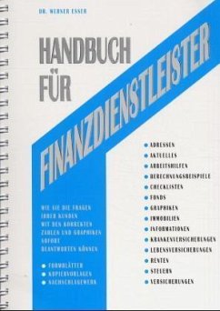 Handbuch für Finanzdienstleister - Esser, Werner