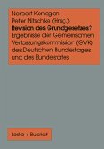 Revision des Grundgesetzes?