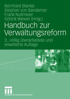Handbuch zur Verwaltungsreform - Blanke, Bernhard / Bandemer, Stephan von / Nullmeier, Frank / Wewer, Göttrik (Hgg.)