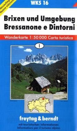 Freytag & Berndt Wander-, Rad- und Freizeitkarte Brixen und Umgebung; Bressanone e Dintorni