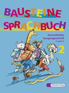 Cover 2. Schuljahr, Vereinfachte Ausgangsschrift / Bausteine Sprachbuch, Ausgabe N, neue Rechtschreibung