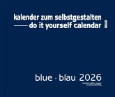 Blue  Blau 2026  Blanko Gross XL Format