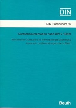 Cover Gerätedokumentation nach DIN V 19259