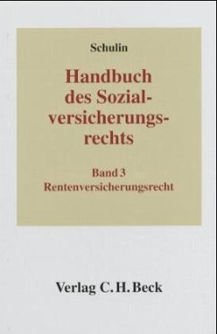 Rentenversicherungsrecht / Handbuch des Sozialversicherungsrechts, 4 Bde. Bd.3