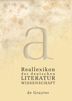 Reallexikon der deutschen Literaturwissenschaft. 3 Bände - Braungart, Georg / Fricke, Harald / Grubmüller, Klaus / Müller, Jan-Dirk / Vollhardt, Friedrich / Weimar, Klaus (Hgg.)