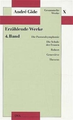 Erzählende Werke / Gesammelte Werke, 12 Bde. Bd.10, Tl.4 - Gide, André