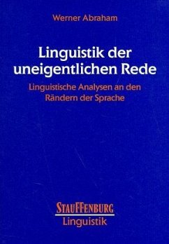 Cover Linguistik der uneigentlichen Rede