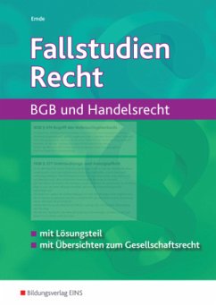 Cover BGB und Handelsrecht mit Übersichten zum Gesellschaftsrecht / Fallstudien Recht