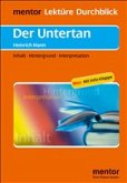 Heinrich Mann: Der Untertan - Buch mit Info-Klappe