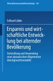 Ersparnis und wirtschaftliche Entwicklung bei alternder Bevölkerung