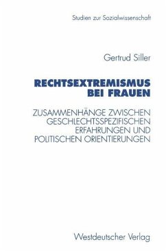 Rechtsextremismus bei Frauen - Siller, Gertrud