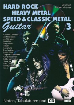 Hard Rock, Heavy Metal, Speed und Classic Metal Guitar, m. Audio-CD - Parol, Miro;Morenga, Michael