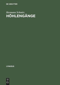 Höhlengänge - Schmitz, Hermann