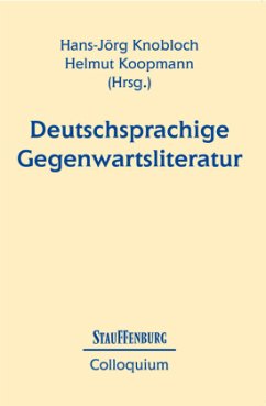 Cover Deutschsprachige Gegenwartsliteratur