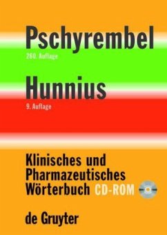 Pschyrembel Klinisches Wörterbuch. Hunnius Pharmazeutisches Wörterbuch, 1 CD-ROM