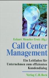 Call Center-Management - Menzler-Trott, Eckart