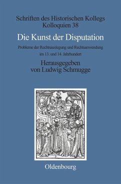 Die Kunst der Disputation - Bellomo, Manilo (Hrsg.)