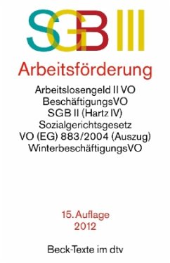 Cover SGB III Arbeitsförderung