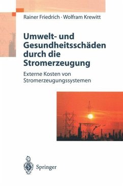 Umwelt- und Gesundheitsschäden durch die Stromerzeugung - Friedrich, Rainer; Krewitt, Wolfram