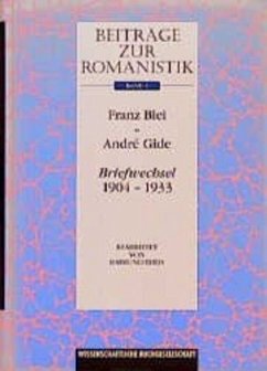 Briefwechsel - Beiträge zur Romanistik / Franz Blei - Andre Gide