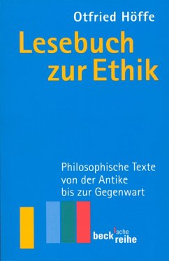 Cover Lesebuch zur Ethik