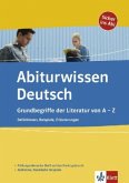 Abiturwissen Deutsch: Grundbegriffe der Literatur von A-Z