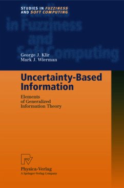 Uncertainty-Based Information - Klir, George J.;Wierman, Mark J.