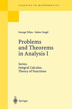 Problems and Theorems in Analysis I - Szegö, Gabor; Polya, George