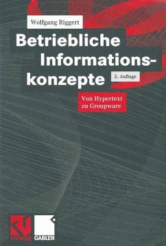 Betriebliche Informationskonzepte - Riggert, Wolfgang