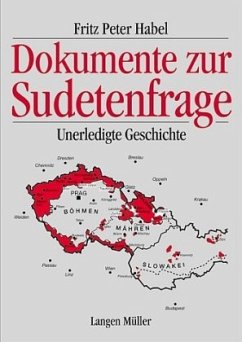 Dokumente zur Sudetenfrage - Habel, Fritz Peter