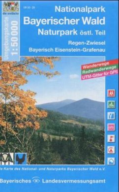 Cover Topographische Karte Bayern Nationalpark Bayerischer Wald, Naturpark östlicher Teil