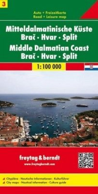 Mitteldalmatinische Küste, Brac - Hvar - Split. Srednja dalmatinska obala. Midden dalmatische kust