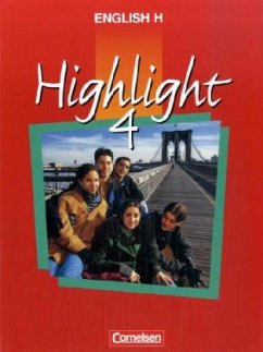 Cover 8. Schuljahr, Ausgabe für Nordrhein-Westfalen, Hessen, Rheinland-Pfalz, Schleswig-Holstein, Mecklenburg-Vorpommern, Berlin und Hamburg / English H, Highlight Bd.4A