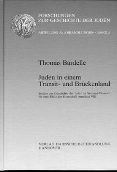 Juden in einem Transitland und Brückenland - Bardelle, Thomas