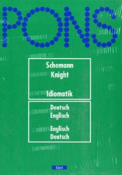 PONS Idiomatik Deutsch-Englisch / PONS Idiomatik, Ergänzungsband Englisch-Deutsch, 2 Bde.