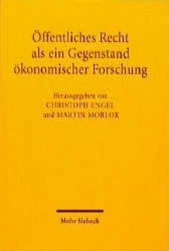 Öffentliches Recht als ein Gegenstand ökonomischer Forschung